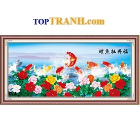 Tranh thêu Phú quý thặng dư